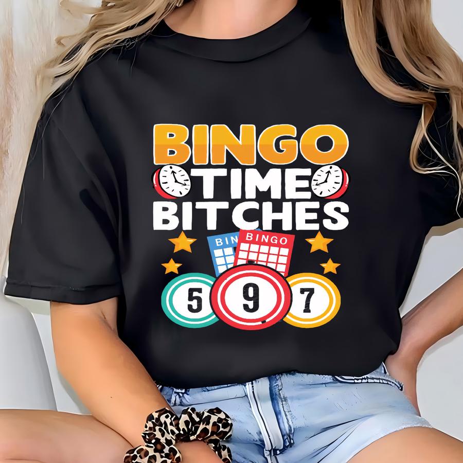 Funny Bingo Shirt: Bingo Lover Gift, Game Night Tee T-shirt