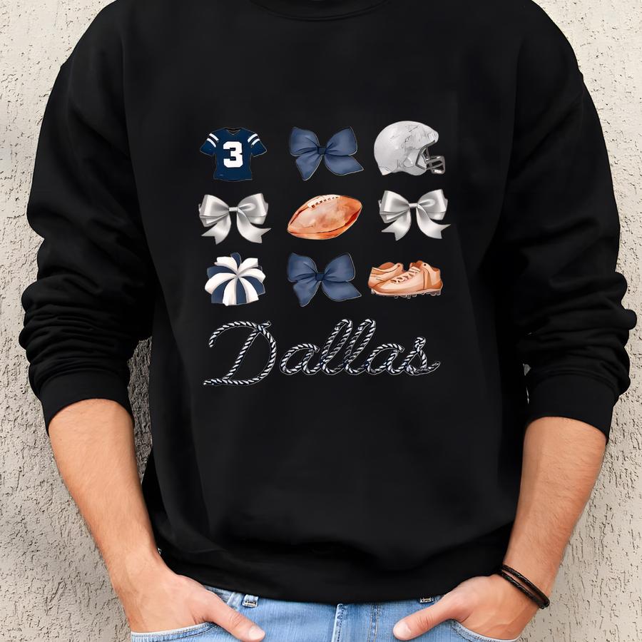 Bow Youth Shirt, Football Bow, Coquette Football, Kids Shirt, Kids Game Day Shirt, Football, Kid Football Shirt Sweatshirt