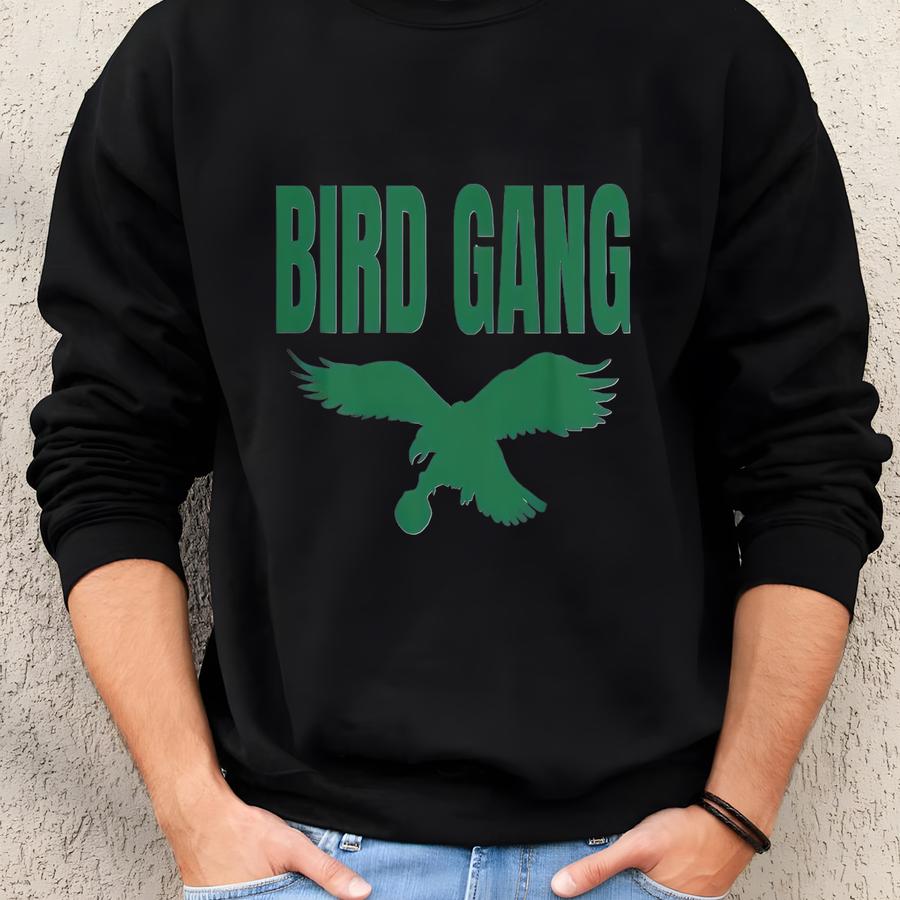 Womens Crop Philadelphia Football Top, Sports Cropped Tee, Gift For Sports Fan, Ladies Game Day Outfit, Bird Gang Sweatshirt