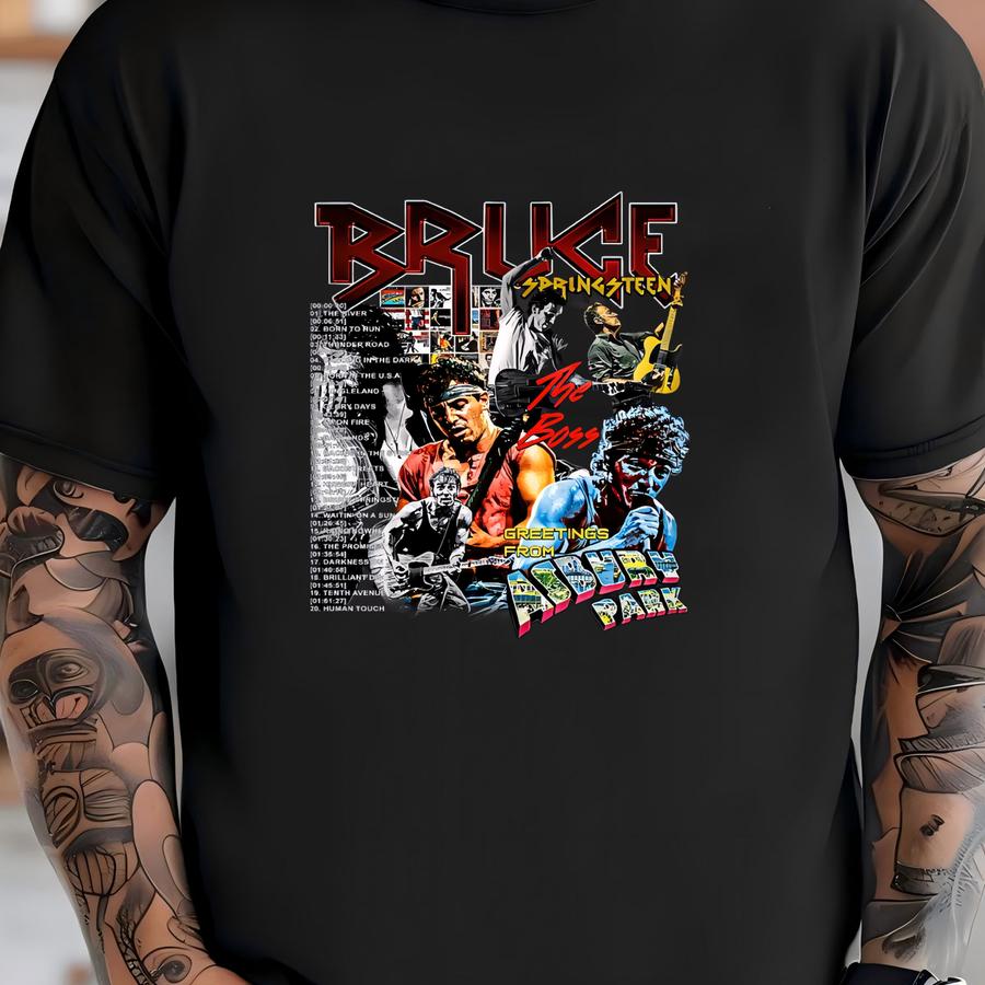 Vintage 90s Pruce Springs Teen X As Bury Park Shirt Homage Retro Classic Graphic Tee Bootleg Bestseller Unisex Music Sweatshirt Gift T-shirt