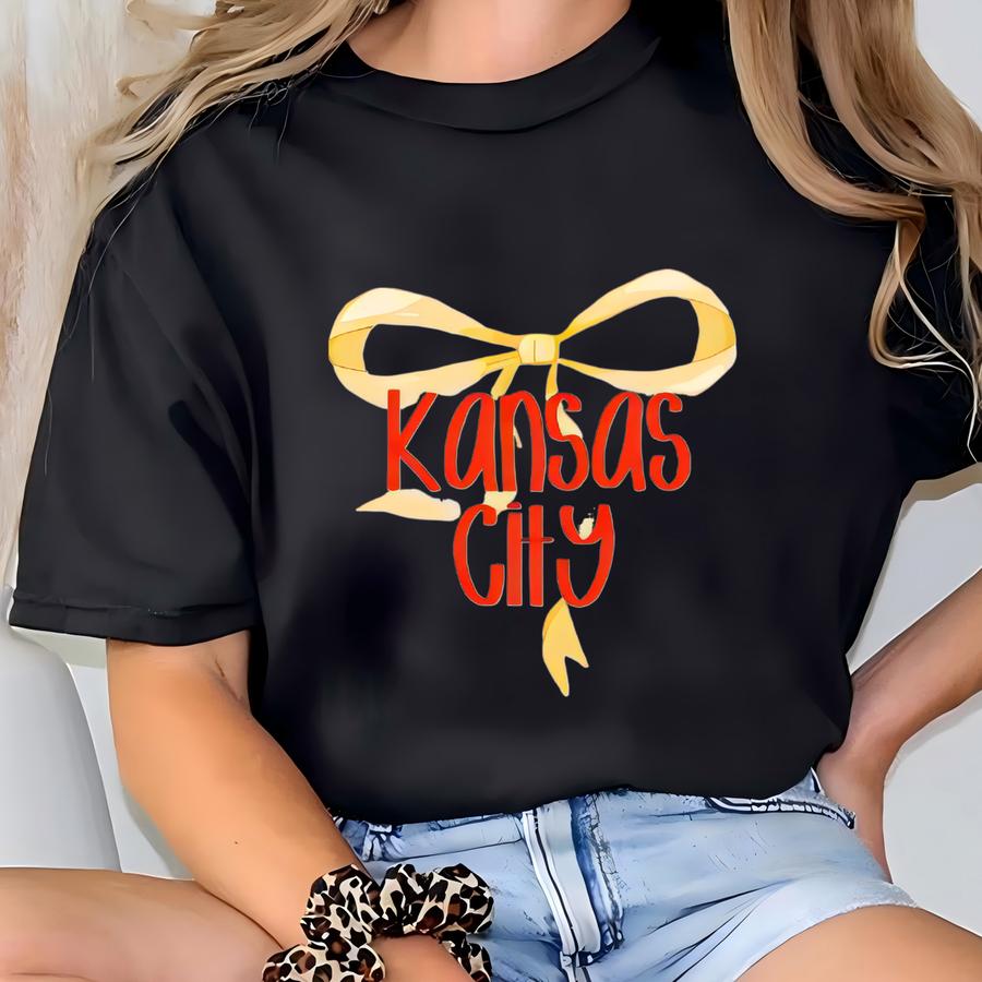 Kansas City Football Outfit Bundle | Clothing Sets For Girls | Tees T-shirt