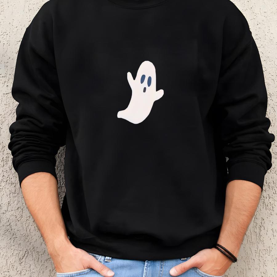 A Little Spooky Funny Halloween Shirt, Minimalist Meme Shirt, Easy Costume, Oversize, Mens, Womens, Unisex T-shirt Sweatshirt