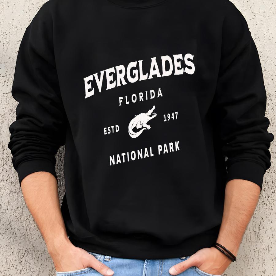 Everglades National Park Florida Shirt - Hiking Camping Tee - Wildlife Swamp Graphic Sweatshirt Everglades National Park Florida Shirt - Hiking Camping Tee - Wildlife Swamp Graphic Sweatshirt