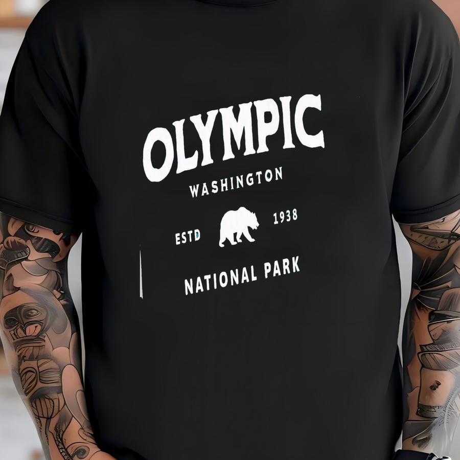 National Park Shirt - Washington Hiking Camping Tee T-shirt