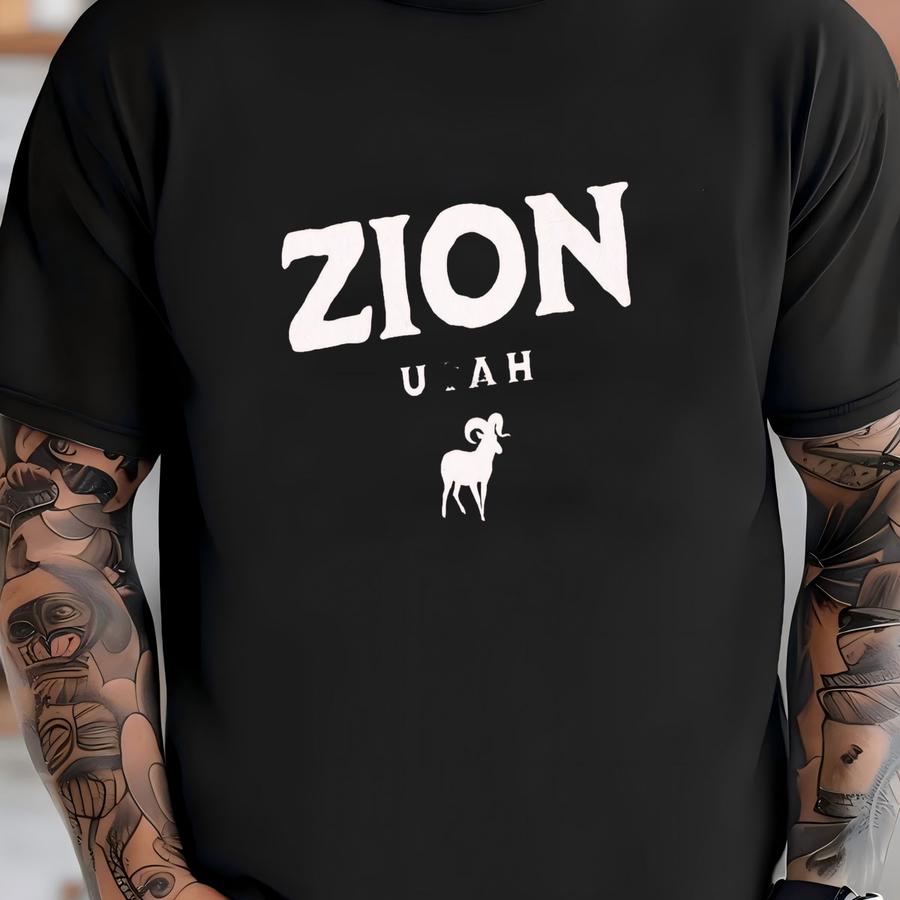 Zion National Park Shirt - Utah - Hiking Camping Apparel - Desert Mountain Tee T-shirt
