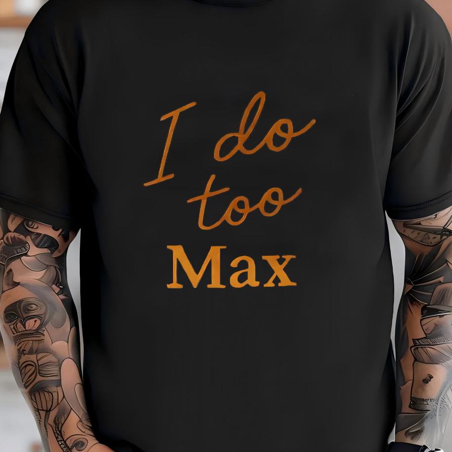 Personalized Dog Wedding Bandana: Custom Pet Scarf I Do Too T-shirt