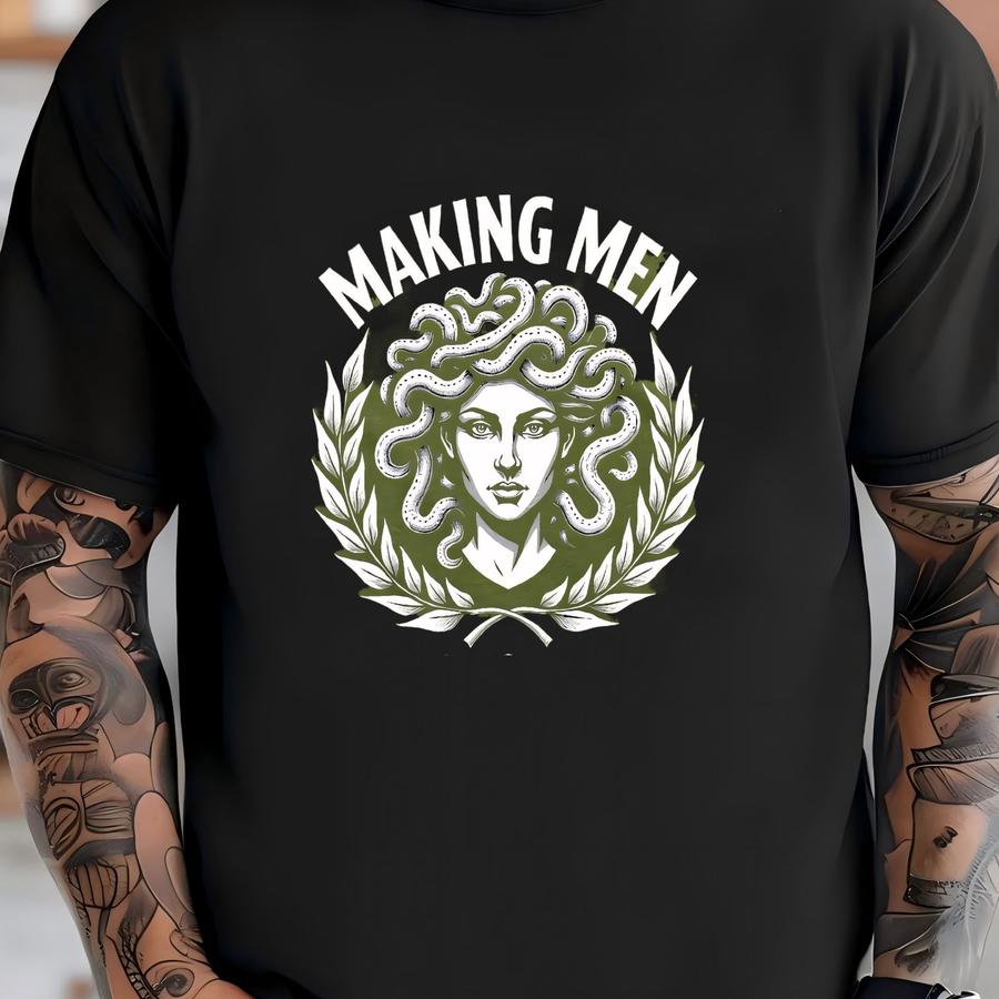 Making Men Hard Since 700 Bc Funny Medusa Hoodie, Greek Mythology Graphic Tee For Women Men, Bold Ancient History Humor Shirt T-shirt