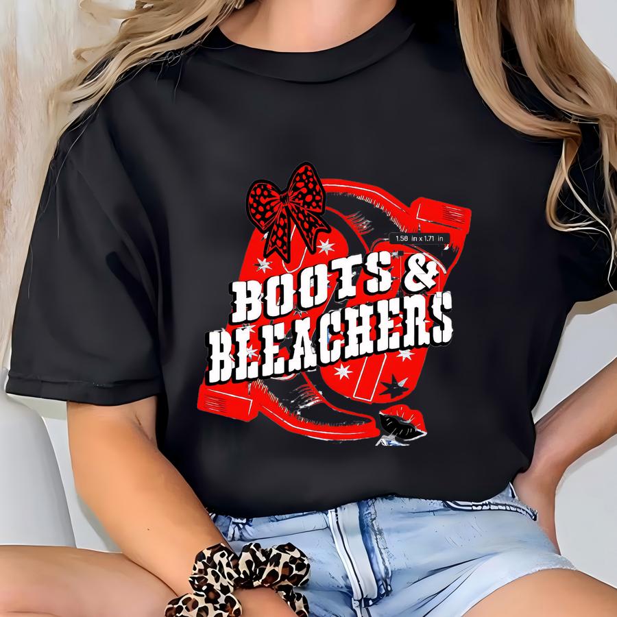 Boots Bleachers, Football, Red, Hoodie/sweatshirt T-shirt