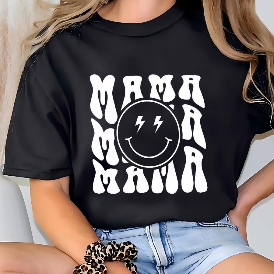 Groovy Mama Shirt: Boho Hippie Birthday Mom Tee T-shirt