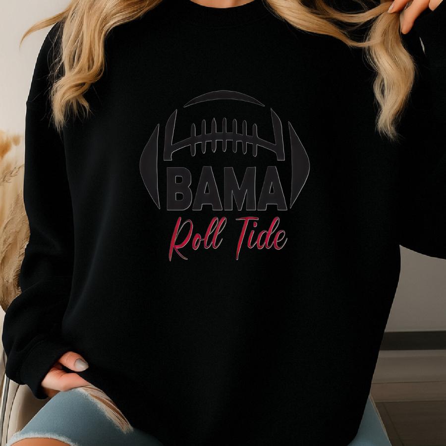 College Bama Sweatshirt Crimson Shirt College Game Day Tshirts For Fans Crewneck And Hoodies Roll  Sweatshirt