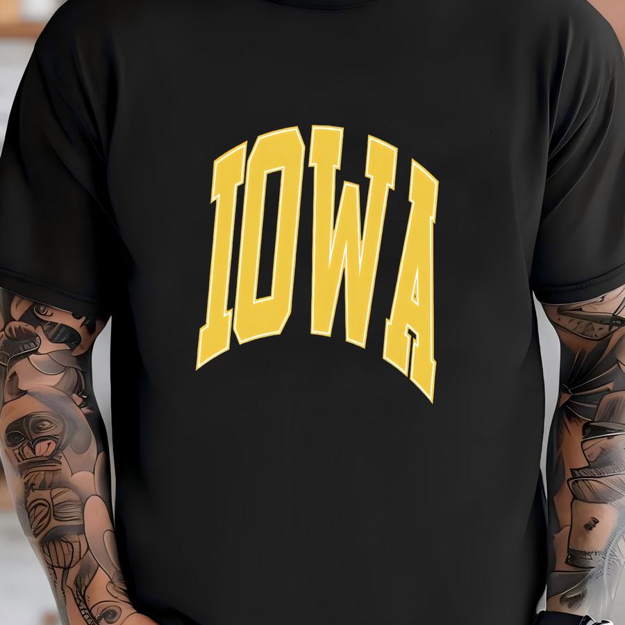 Iowa Sweatshirt, Oversized Sweatshirt, Iowa Football, Iowa Basketball Sweatshirt, Gift, Iowa Fan, Football Sweatshirt T-shirt