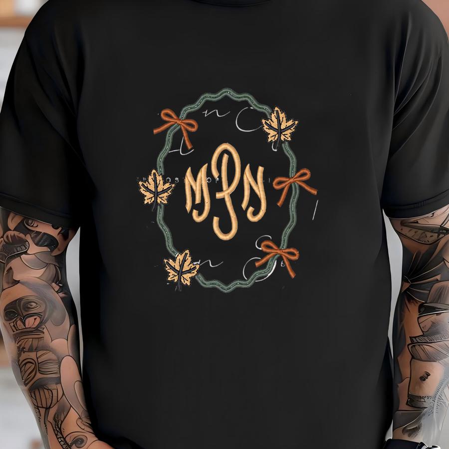 Fall Monogram Frame (frame Only) Y Download T-shirt
