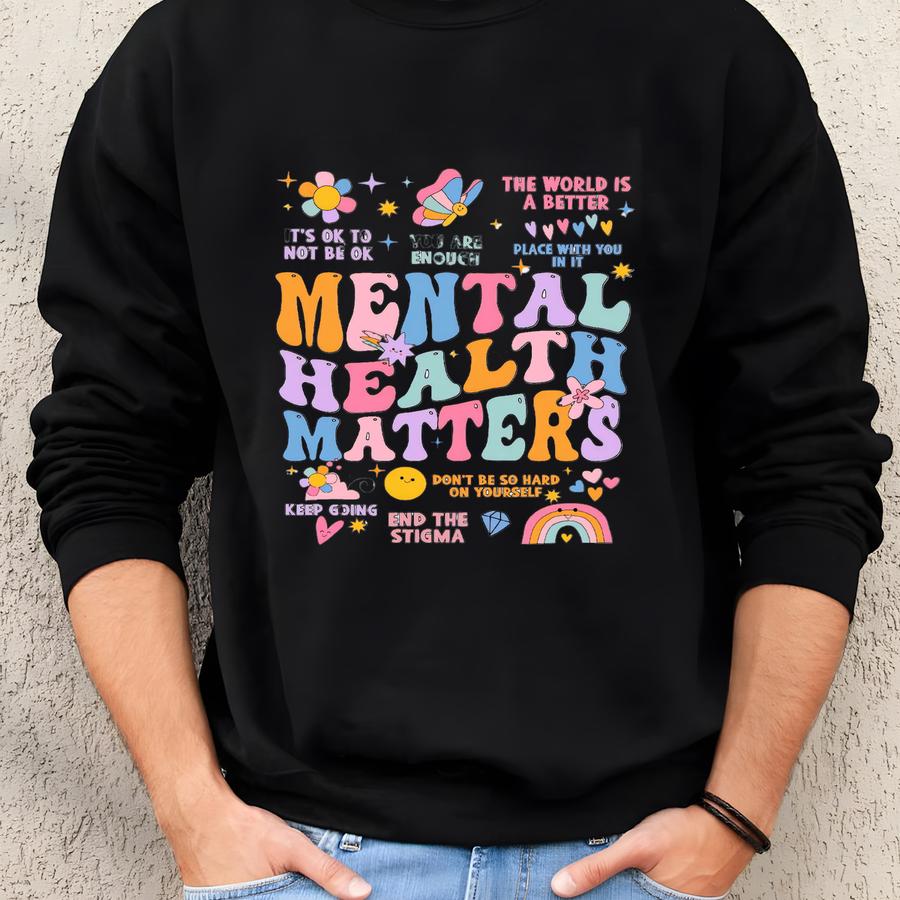 Mental Health Women Sweatshirt, Women Inspirational Sweatshirt, Mental Health Sweatshirt, Anxiety Sweatshirt, Recreational Therapy Sweater Sweatshirt
