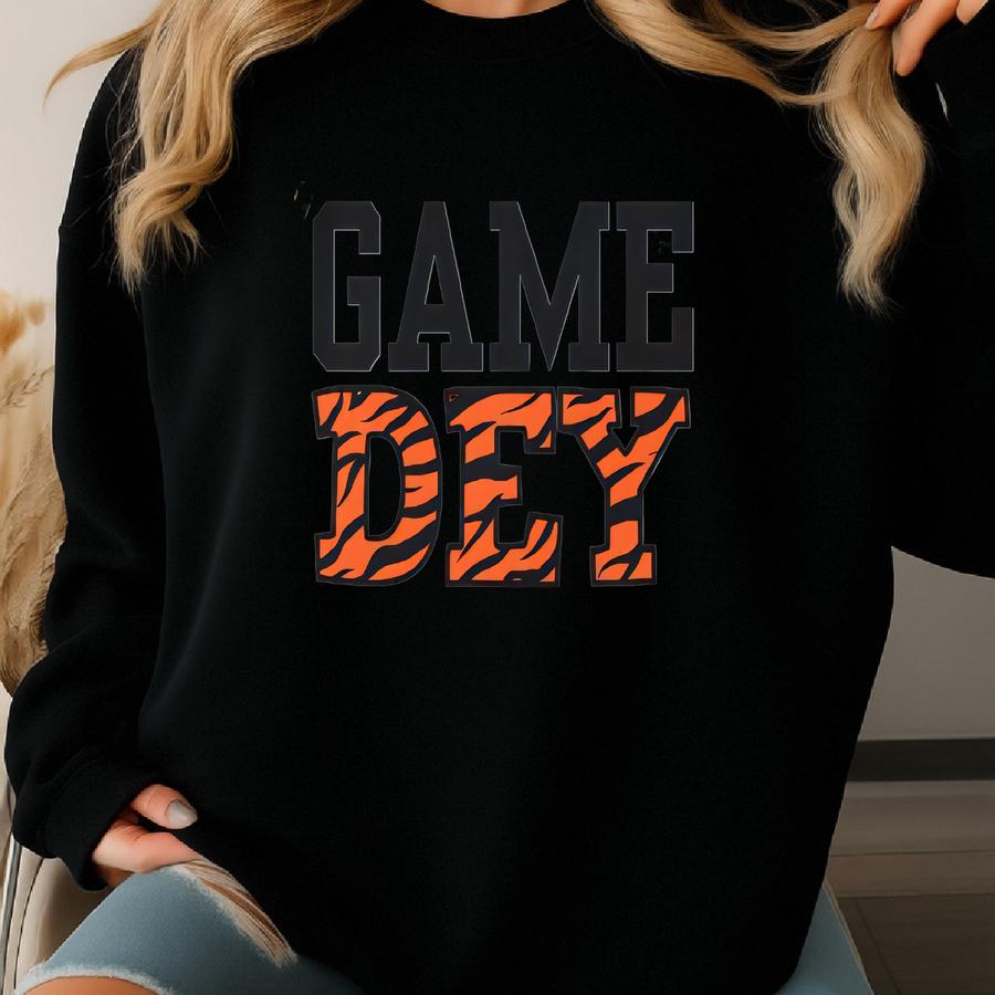 Youth Cincinnati Football Apparel, Boys/girls Tshirts, Crewneck Sweatshirt, Hoodie, Gift For Sports Fan, Kids Game Day Gear, Cincy Game Dey Sweatshirt