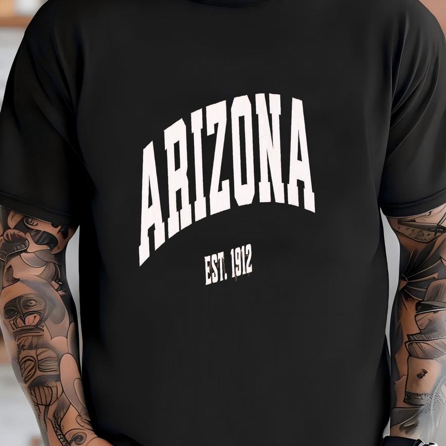 Vintage Arizona Hoodie - Retro State Pride Apparel T-shirt