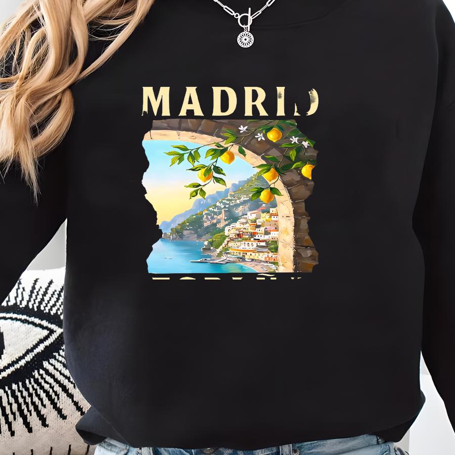 Madrid Spain Shirt: European Travel Souvenir Shirt Sweatshirt