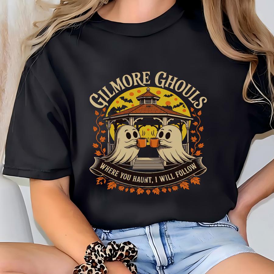 Gilmore Ghouls Halloween Hoodie: Funny Spooky Season Tee T-shirt