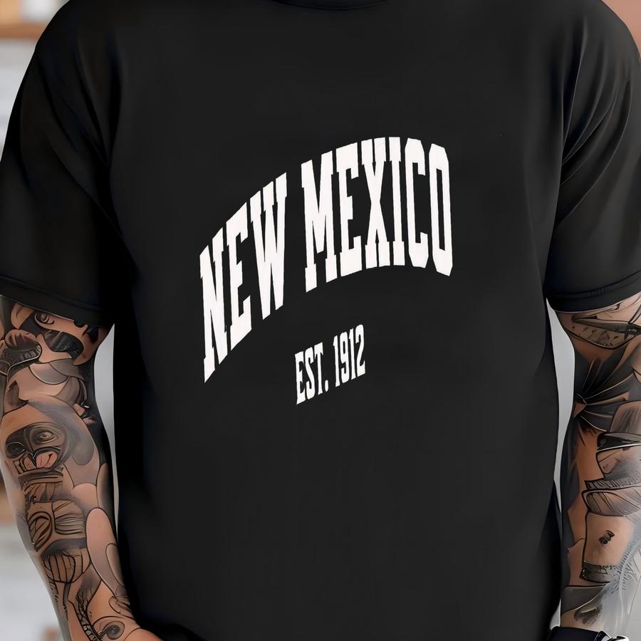 New Mexico Tee - Vintage-style Hiking Camping Shirt T-shirt