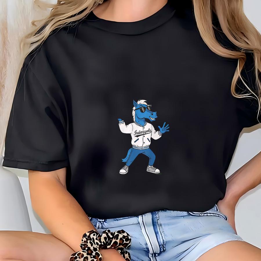 Vintage Apolis Football Shirt, Colts Mascot Shirt, Indy Football Crewneck Tee, Football Shirt, Indy Colts Game Day Tee T-shirt