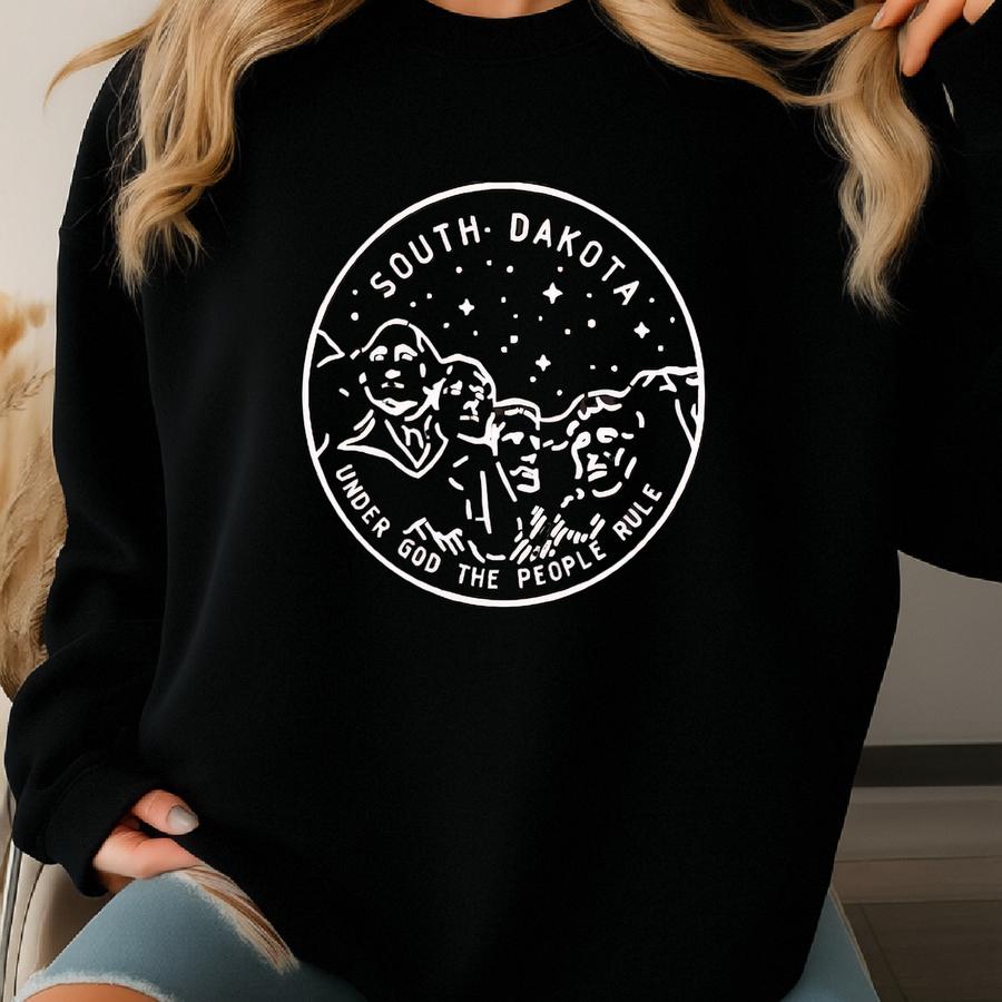 South Dakota State Sweatshirt, South Dakota Pride Crewneck, South Dakota Lover Gift, South Dakota Travel Souvenir, Cozy South Dakota Top Sweatshirt