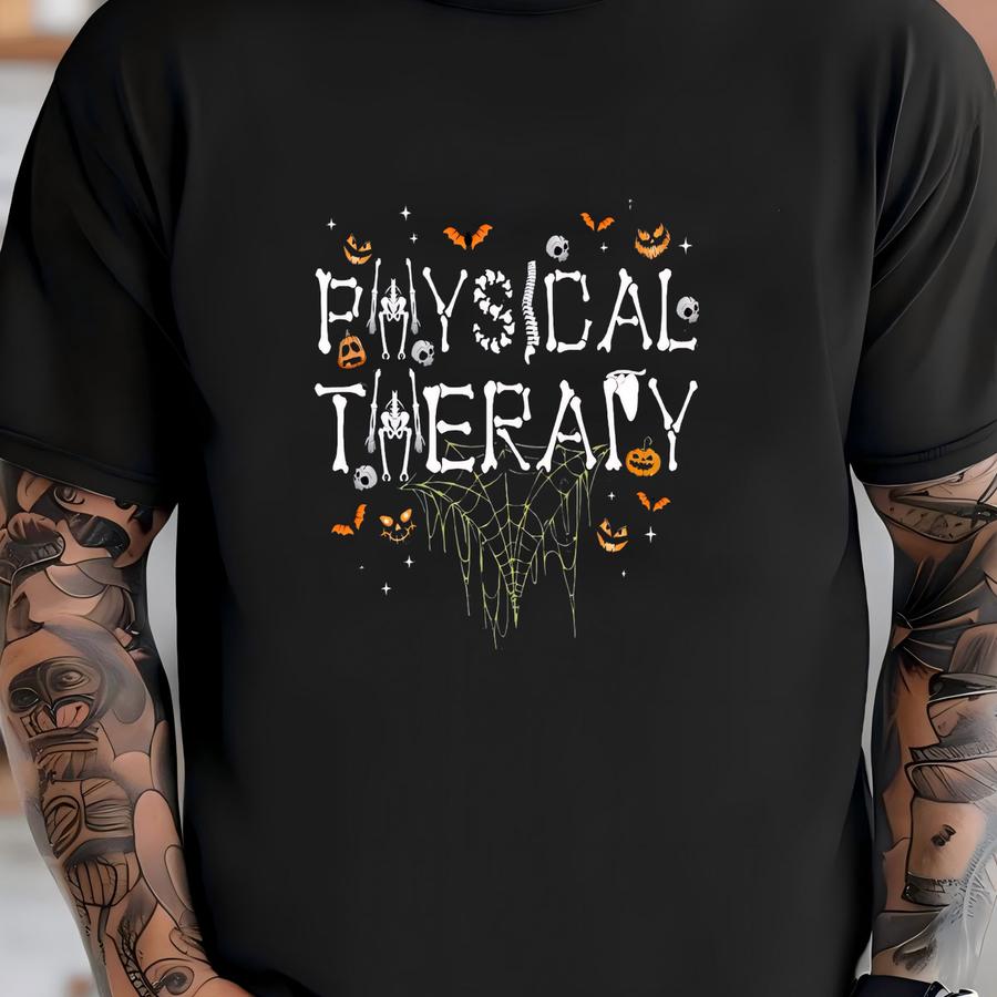 Funny Physical Therapist Halloween Hoodie, Spooky Ot Halloween Tee, Occupational Therapy Fall Costume, Therapist Gift Shirt T-shirt
