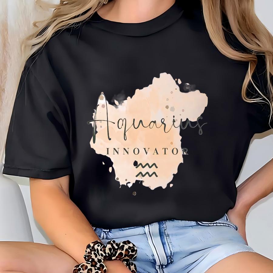 Custom Zodiac Mug, Birth Month Definition Coffee Cup, Horoscope Sign Cup, Astrology Birthday Gift, Celestial Decor, Aquarius Birthday Gifts T-shirt