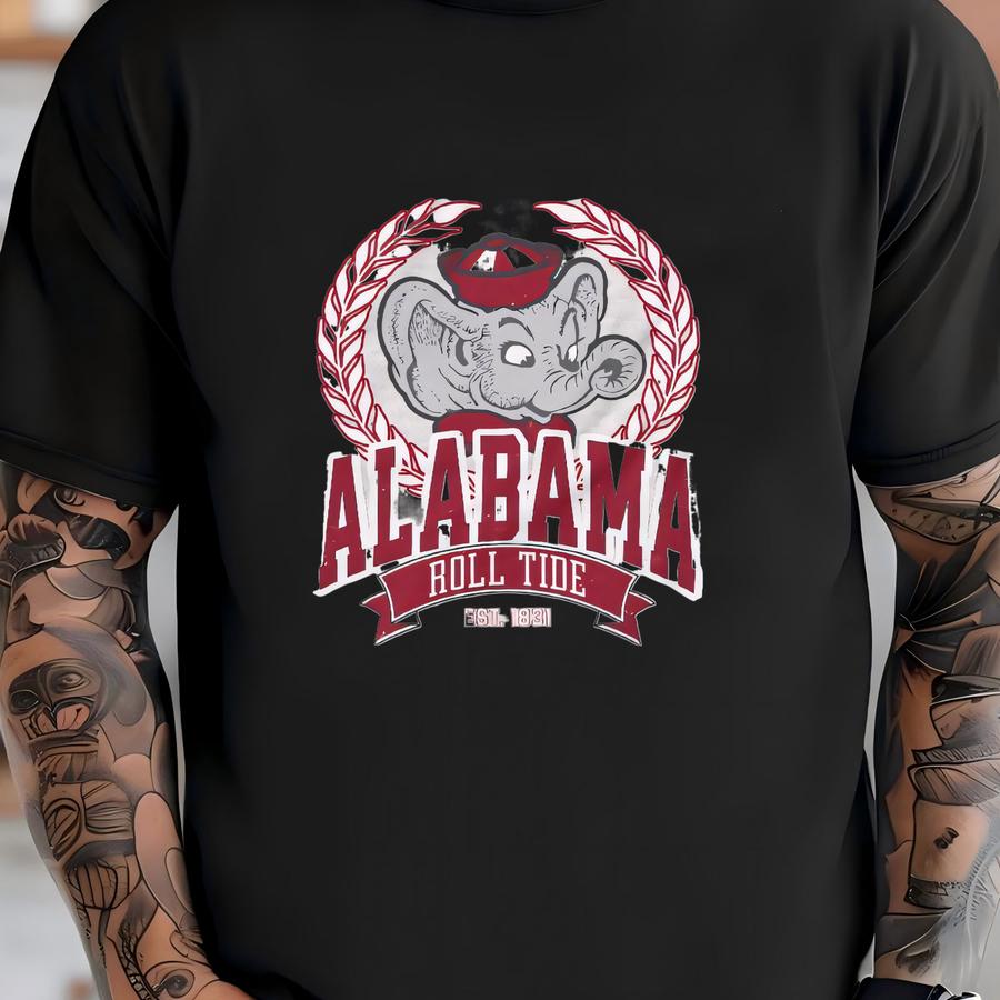 Vintage Elephant Sweatshirt | Unisex Gildan Crewneck | Retro Fan Game Day Pullover T-shirt