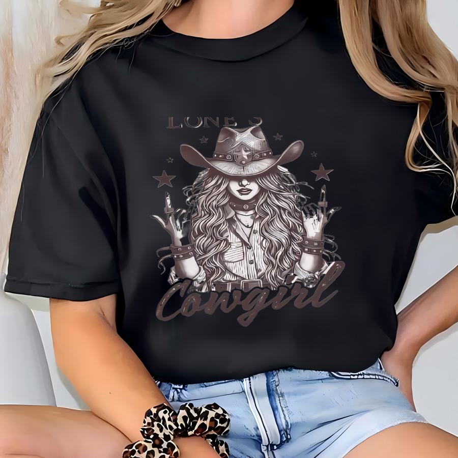 Cowgirl Hoodie: Texas Western Graphic Tee T-shirt