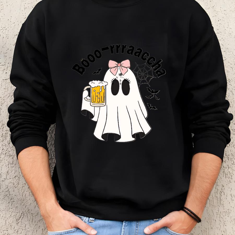 Boo Rracha Halloween Ghost Sweatshirt, Spanish Halloween Shirt, Latino Halloween Shirt, Borracha Ghost Shirt, Drunk Ghost Tshirt Sweatshirt