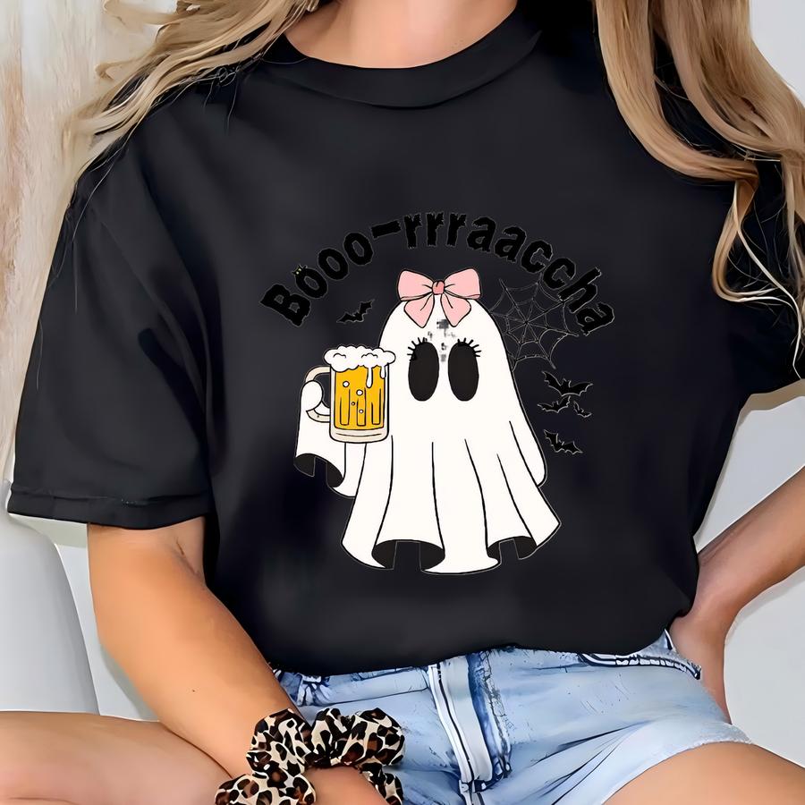 Boo Rracha Halloween Ghost Sweatshirt, Spanish Halloween Shirt, Latino Halloween Shirt, Borracha Ghost Shirt, Drunk Ghost Tshirt T-shirt