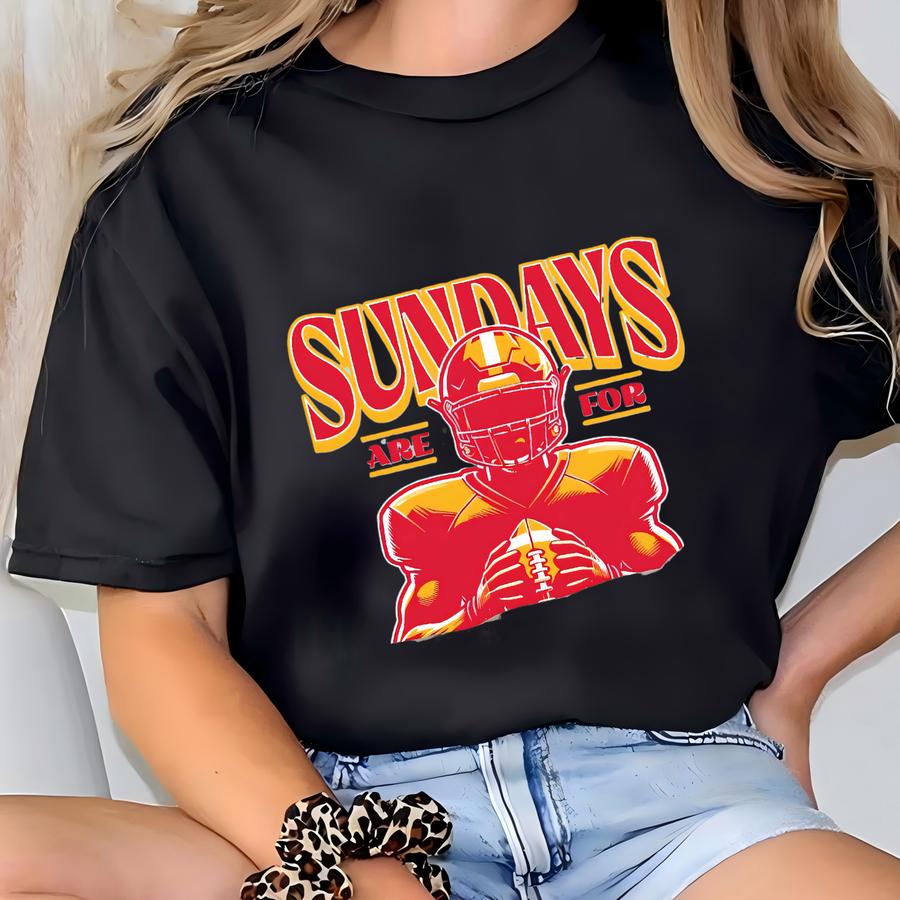 Kansas City Football Sweatshirt | Inspired Tee | Sundays Are For Football | Kc Football Tshirt T-shirt