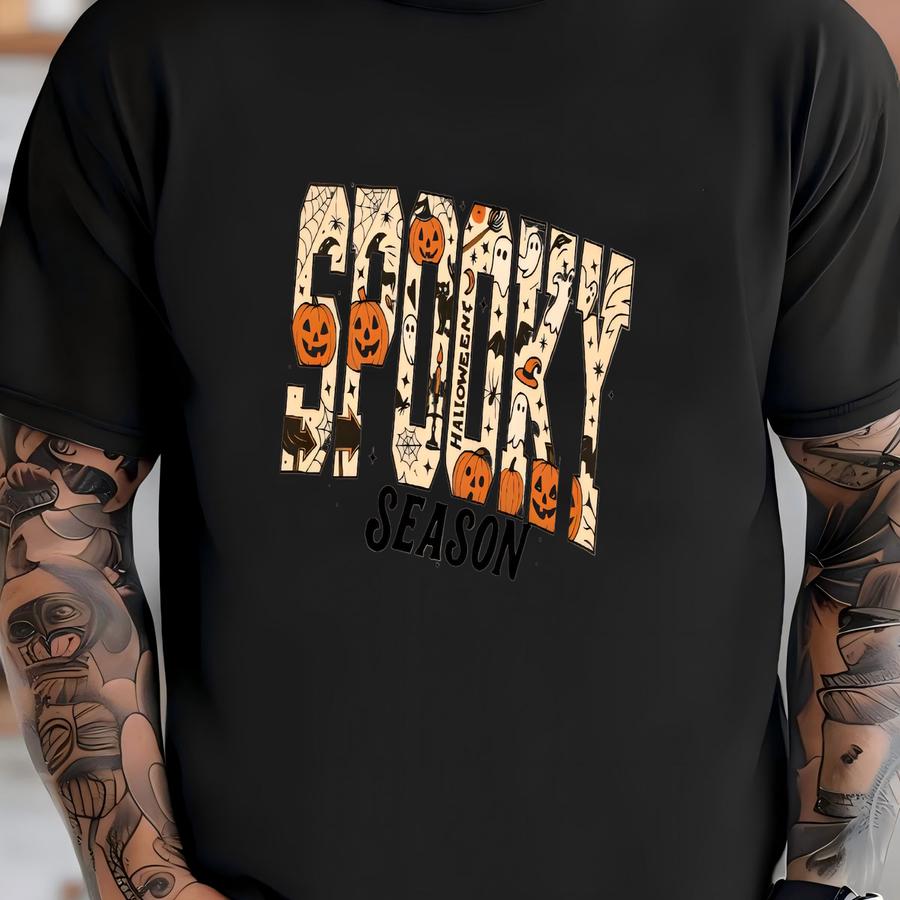Spooky Season Sweatshirt, Halloween Sweatshirt, Womens Halloween Sweatshirt, Cute Fall Sweater, Gift For Halloween T-shirt