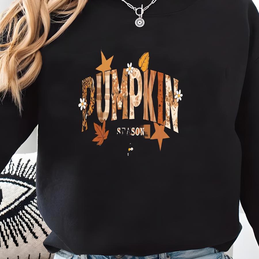 Pumpkin Season T-shirt: Autumn Fall Thanksgiving Sweatshirt
