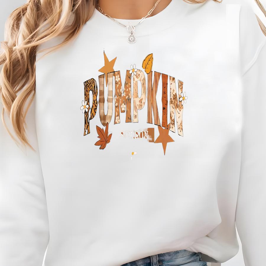 Pumpkin Season T-shirt: Autumn Fall Thanksgiving Sweatshirt Pumpkin Season T-shirt: Autumn Fall Thanksgiving Sweatshirt