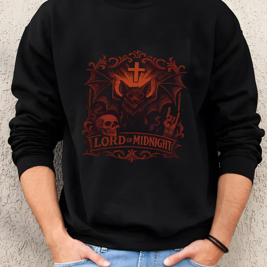 ® Vintage Gothic Bat Shirt: Sweatshirt