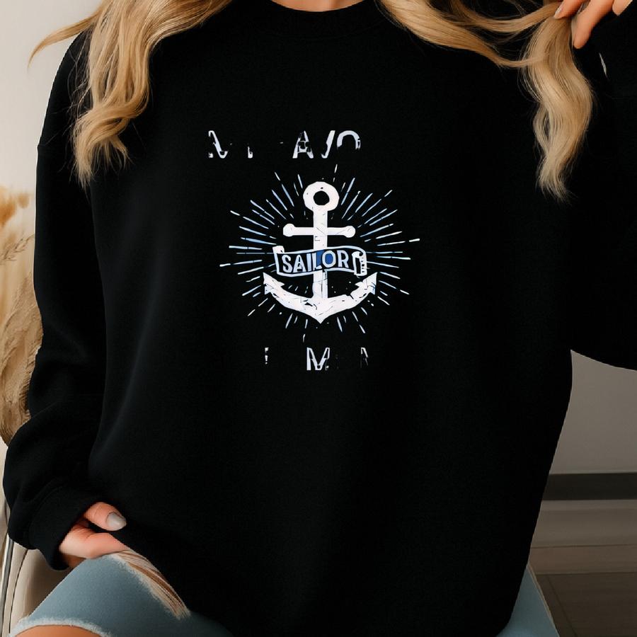 Sail Into Style With Custom U.s. Navy Family T-shirts! Sweatshirt