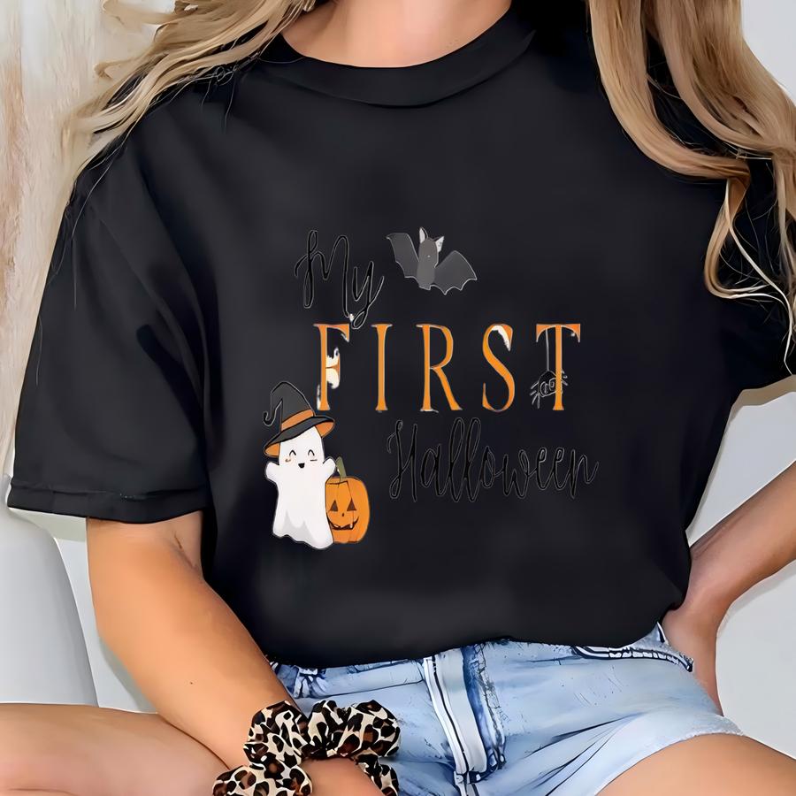 First Halloween Bodysuit: Infant Cotton Costume T-shirt