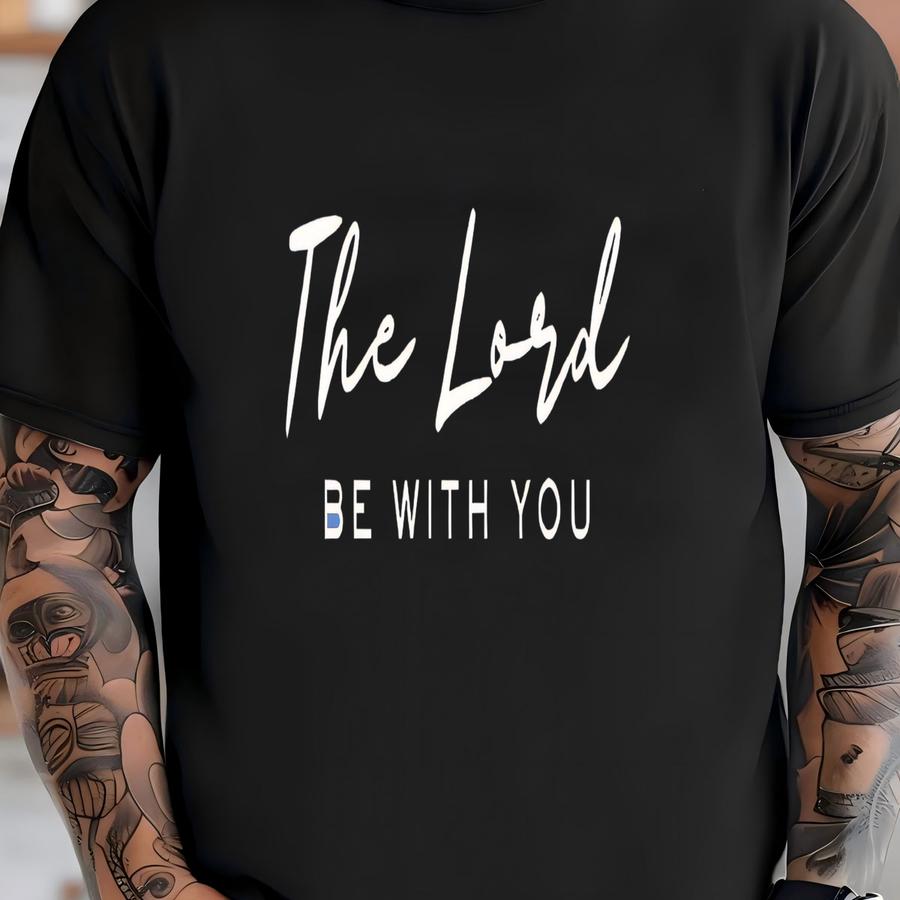 Catholic Mass Hoodie: The Lord Be With You, Christian Women's Tee T-shirt