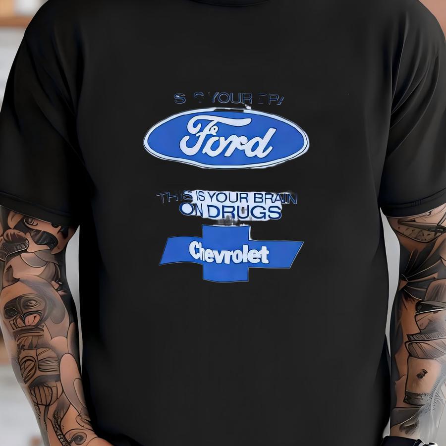 Vintage 1980's Thin Humor Chevrolet Graphic Hoodie / S To M T-shirt