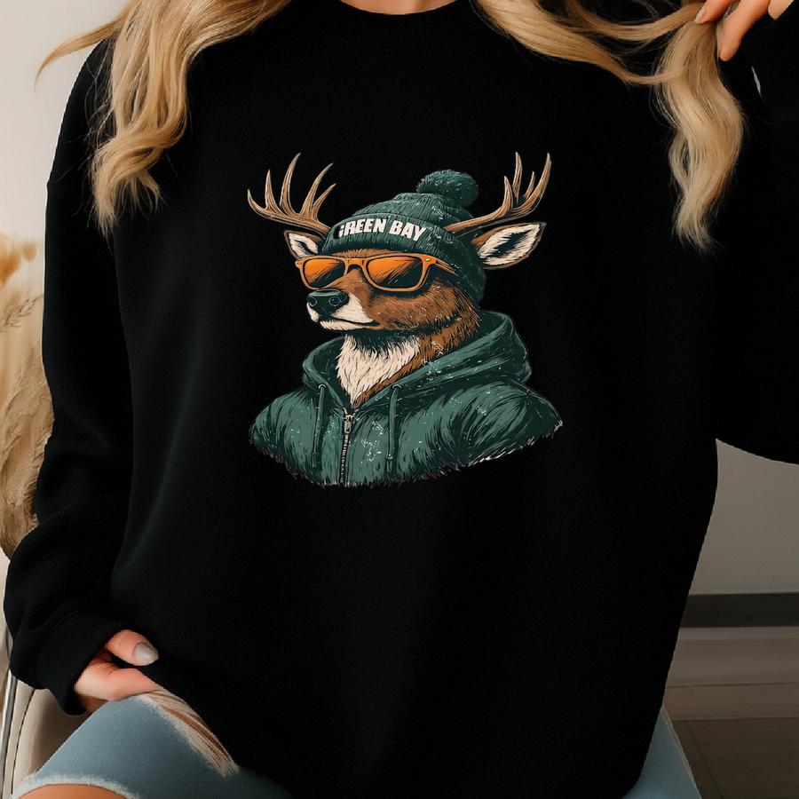 Green Bay Mascot Football Sweatshirt And Shirt | Grren Bay Football Family Matching Game Day Fan Team Sweatshirt Sweatshirt