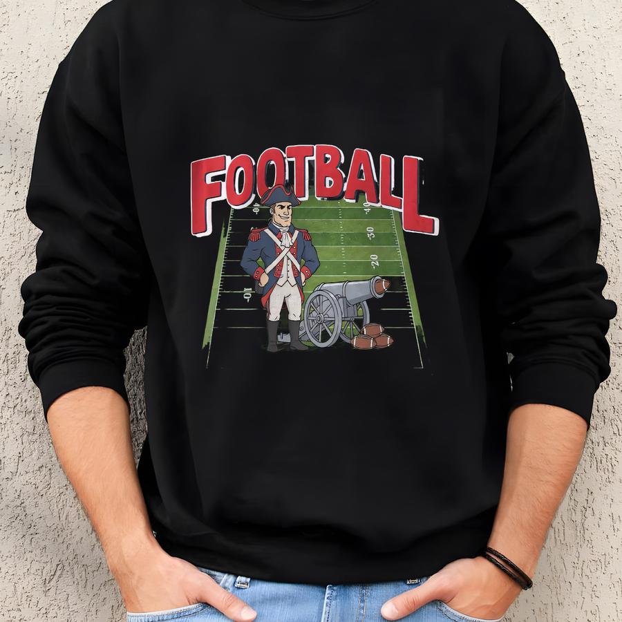Vintage New England Football Shirt, Patriots Mascot Shirt,patriots Football Crewneck Tee,football Shirt,patriots Game Day Tee Sweatshirt