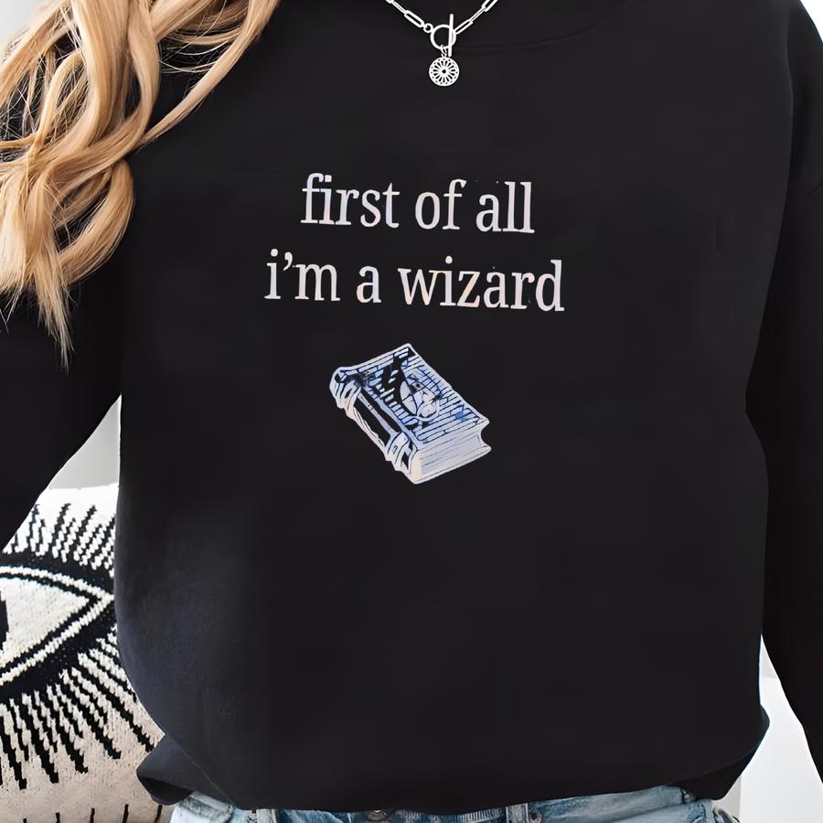 Rpg Wizard Class Sweatshirt, Tabletop Rpg, I'm A Delight Meme Shirt, Unisex Sweatshirt