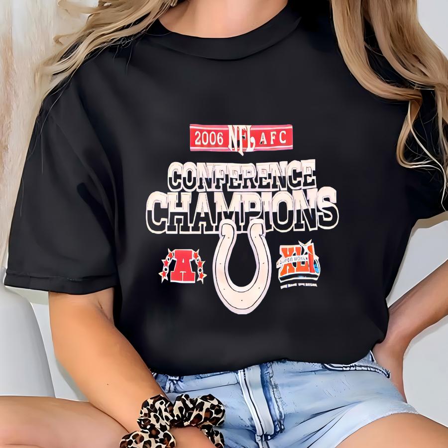 Vintage Apolis Colts Super Bowl Xli T Shirt Tee Size Xtra Large Xl Football Afc A Peyton Manning 00s T-shirt