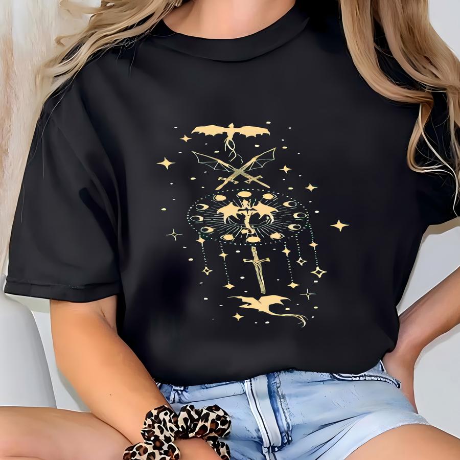 The Thirteen Throne Of Glass 2 Sides Tshirt, From Now Until The Darkness Claims Us Shirt, We Are The Thirteen Shirt, Bookish Gfits, Crt007 T-shirt