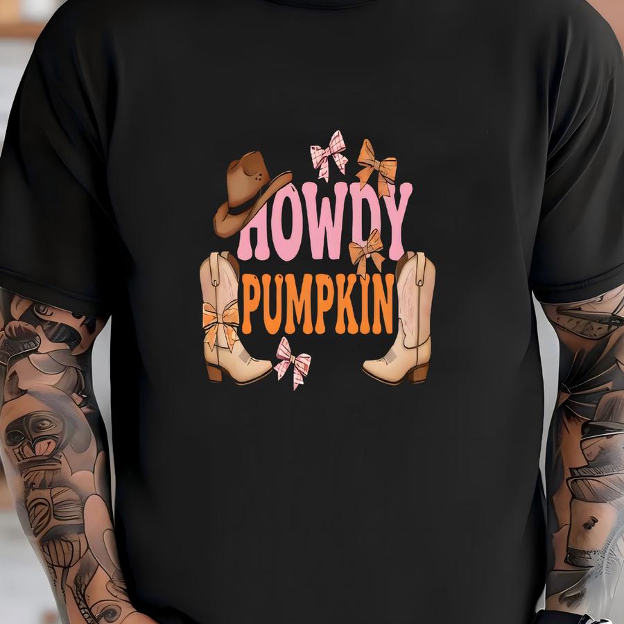 Country Fall Cowboy Boots Sweatshirt: Western Pullover T-shirt