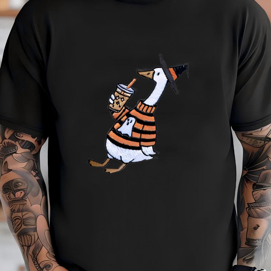 Witchy Iced Coffee Goose, Sweatshirt T-shirt
