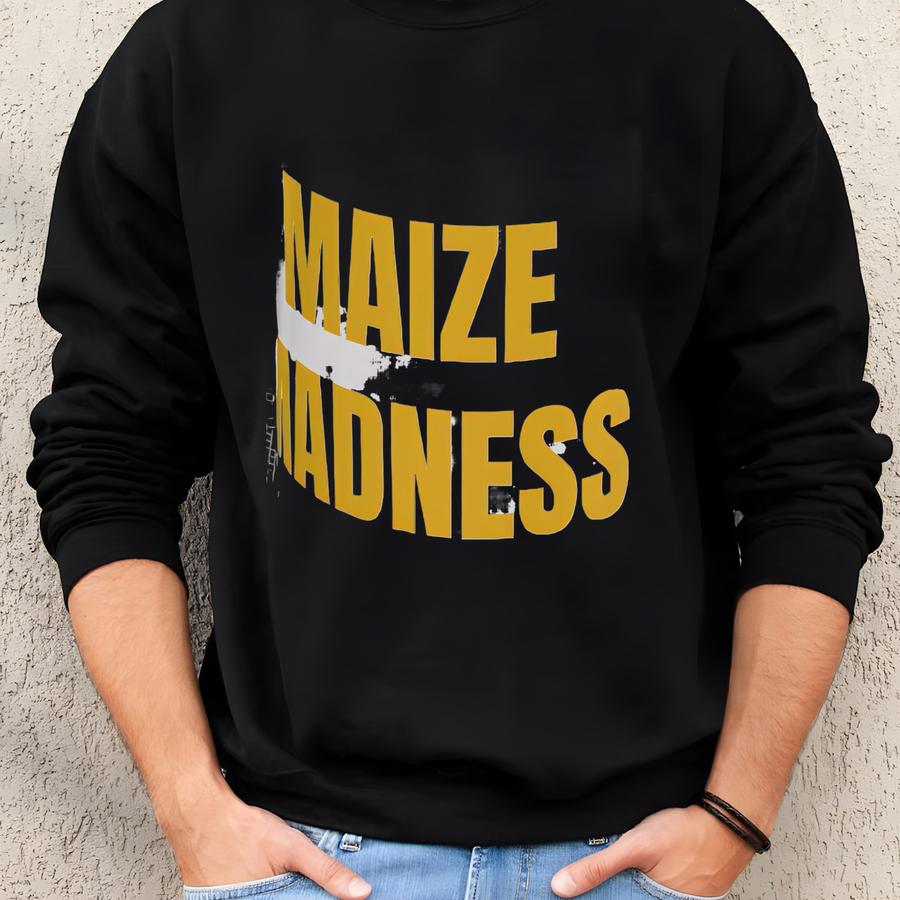 Maize Madness Ceramic Coffee Mug: Sports Fan Gift Sweatshirt