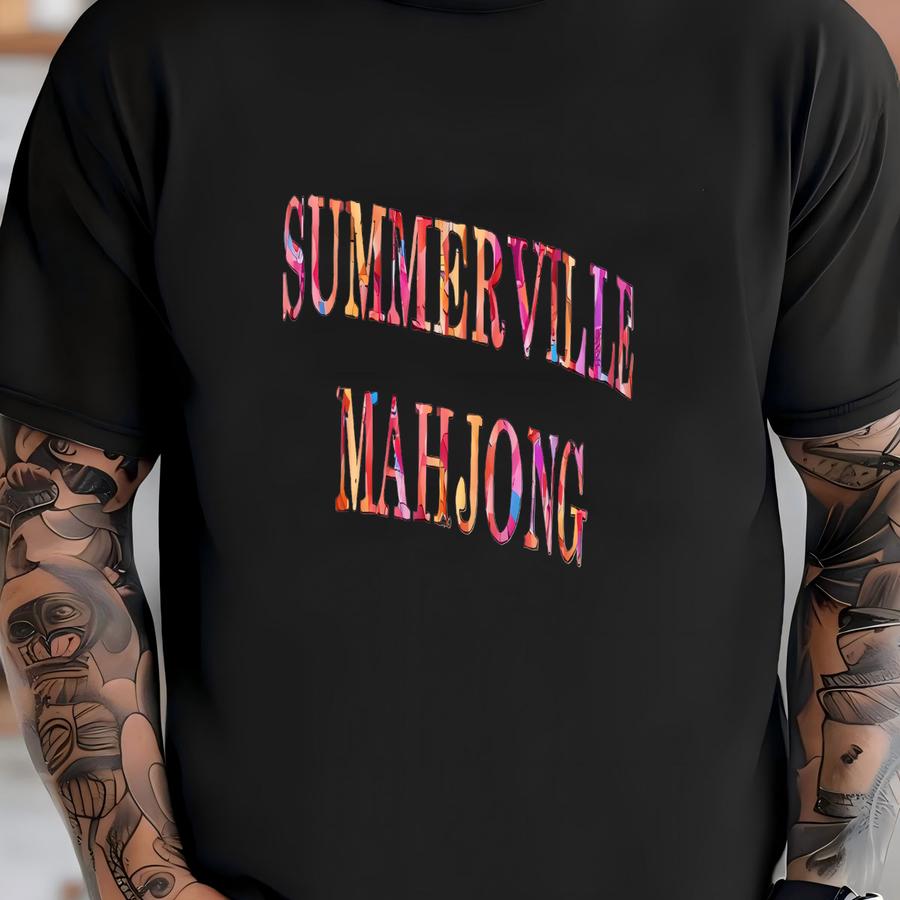 Summerville Mahjong Sweatshirt: Fce, Relaxed Fit T-shirt