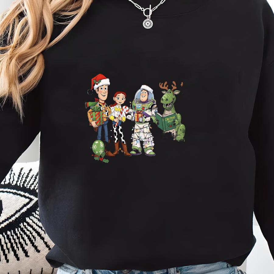 Pixar Christmas Shirt, Woody And Friends Tee, Very Merry Christmas Sweatshirt, Winter Vacation Tee, Land Trip Shirt Sweatshirt