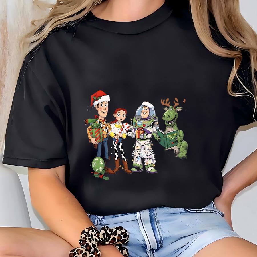 Pixar Christmas Shirt, Woody And Friends Tee, Very Merry Christmas Sweatshirt, Winter Vacation Tee, Land Trip Shirt T-shirt